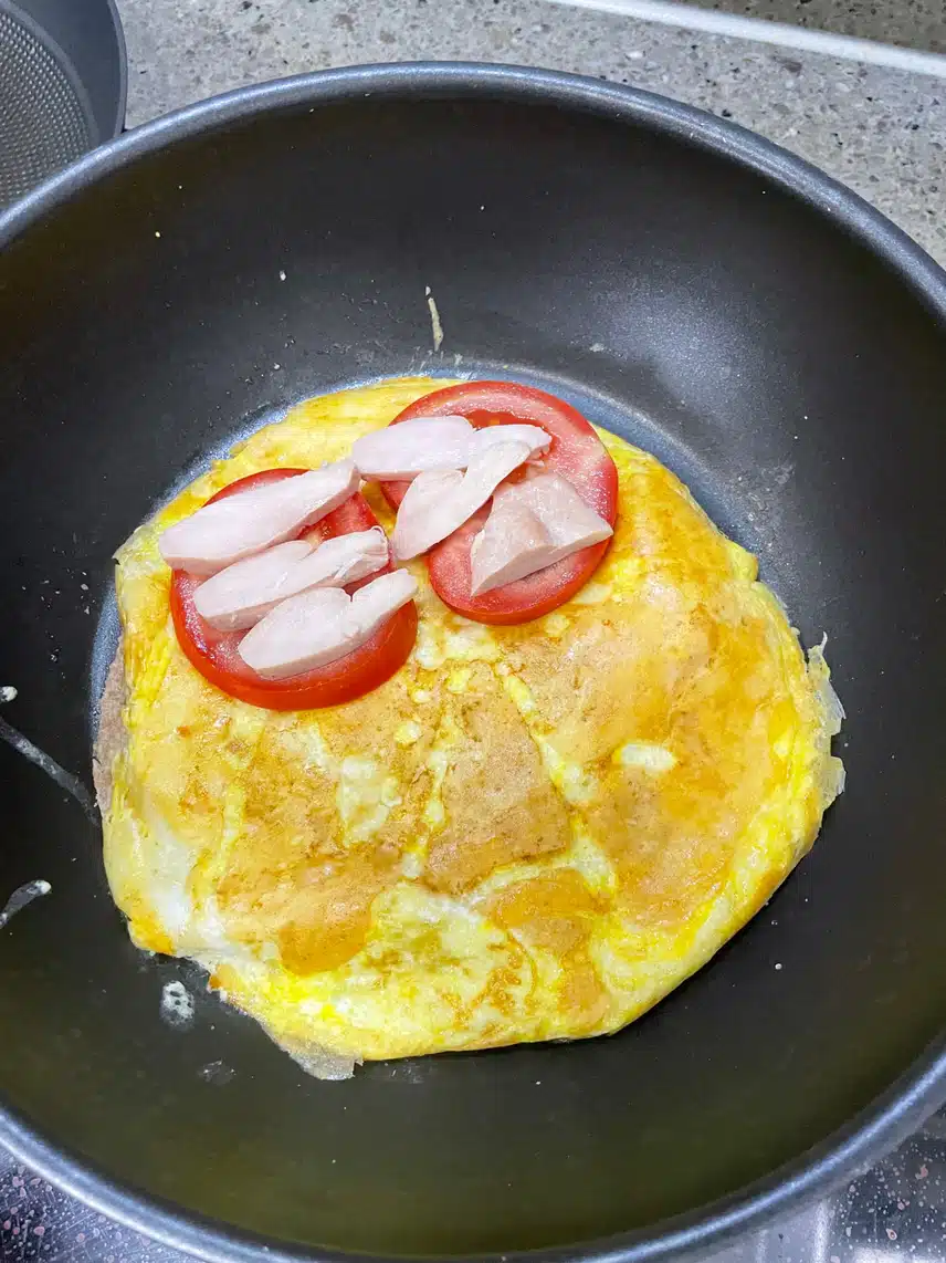 나만의 다이어트 레시피 : 닭가슴살 토마토 또띠아