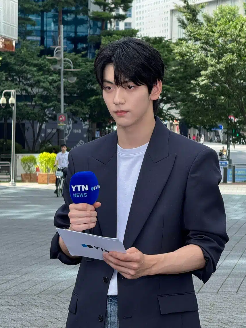 TXT's Soobin bleached his hair right after finishing his weathercaster schedule