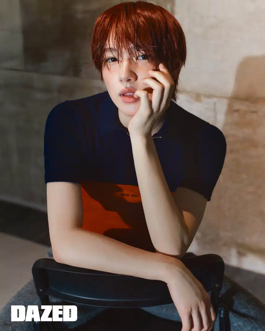 NCT Wish Dazed pictorial with Miu Miu