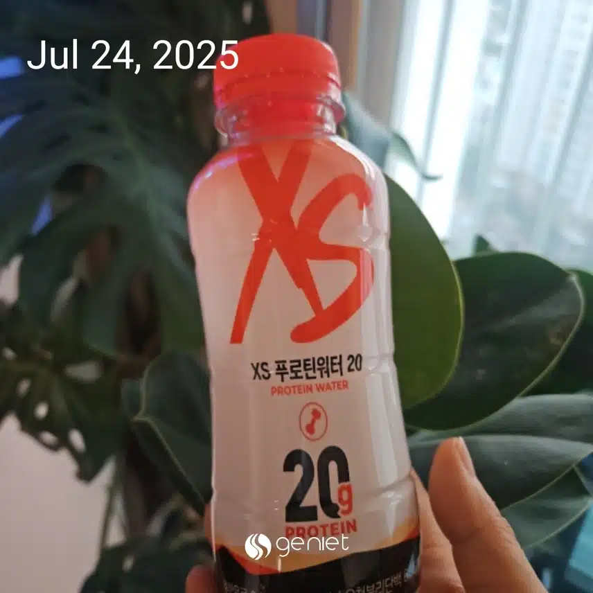 단백질 워터로 채워주네요.