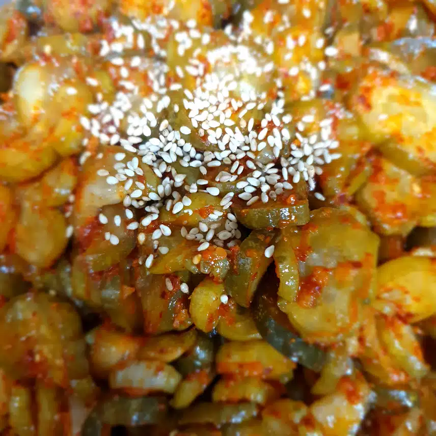 오이지무침