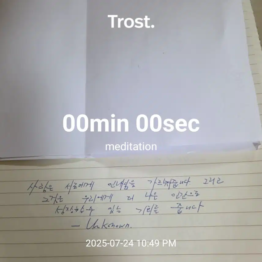 명언  필사 