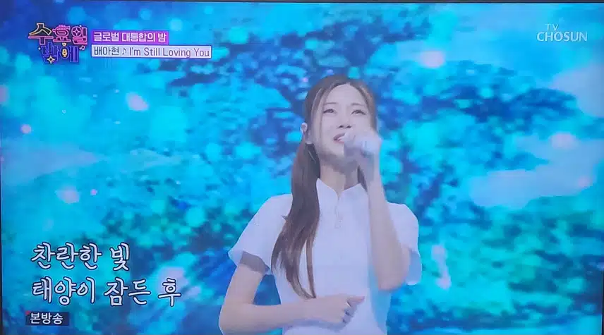 배아현님의 첨밀밀 원곡자 보다 더 좋았어요