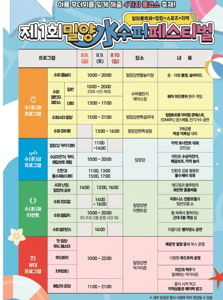 안성훈님 2025밀양 수퍼 페스티벌 참여해 공연을 해요 