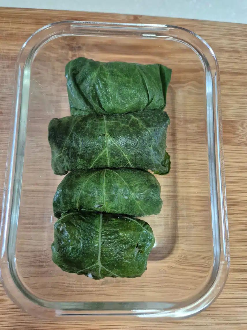 호박잎쌈 도시락