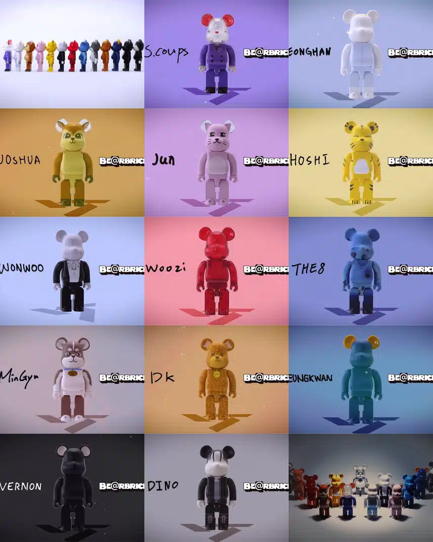 SEVENTEEN x Bearbrick collaboration product release news