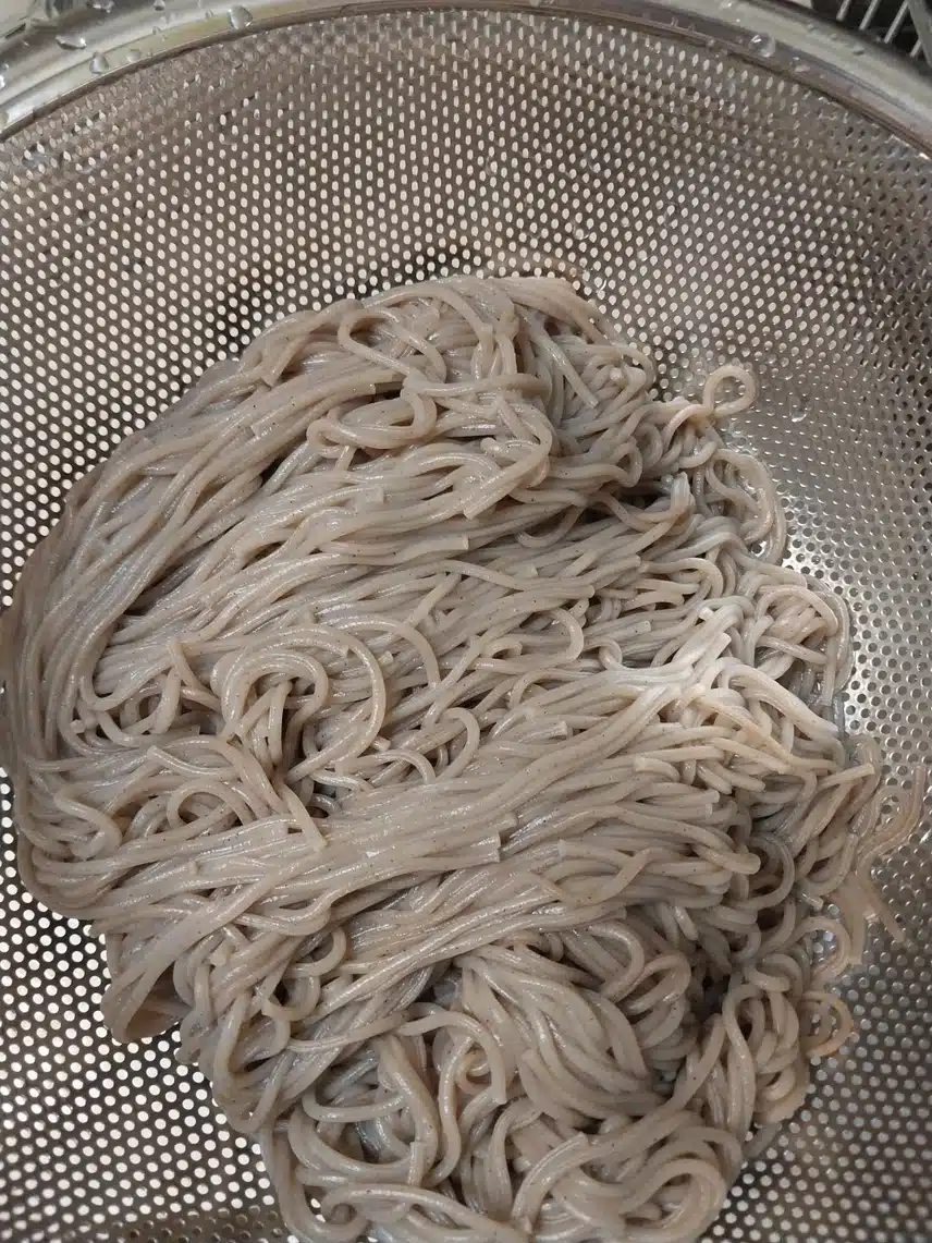 나만의 다이어트음식)몸에 좋은 메밀잔치국수 만들었어요