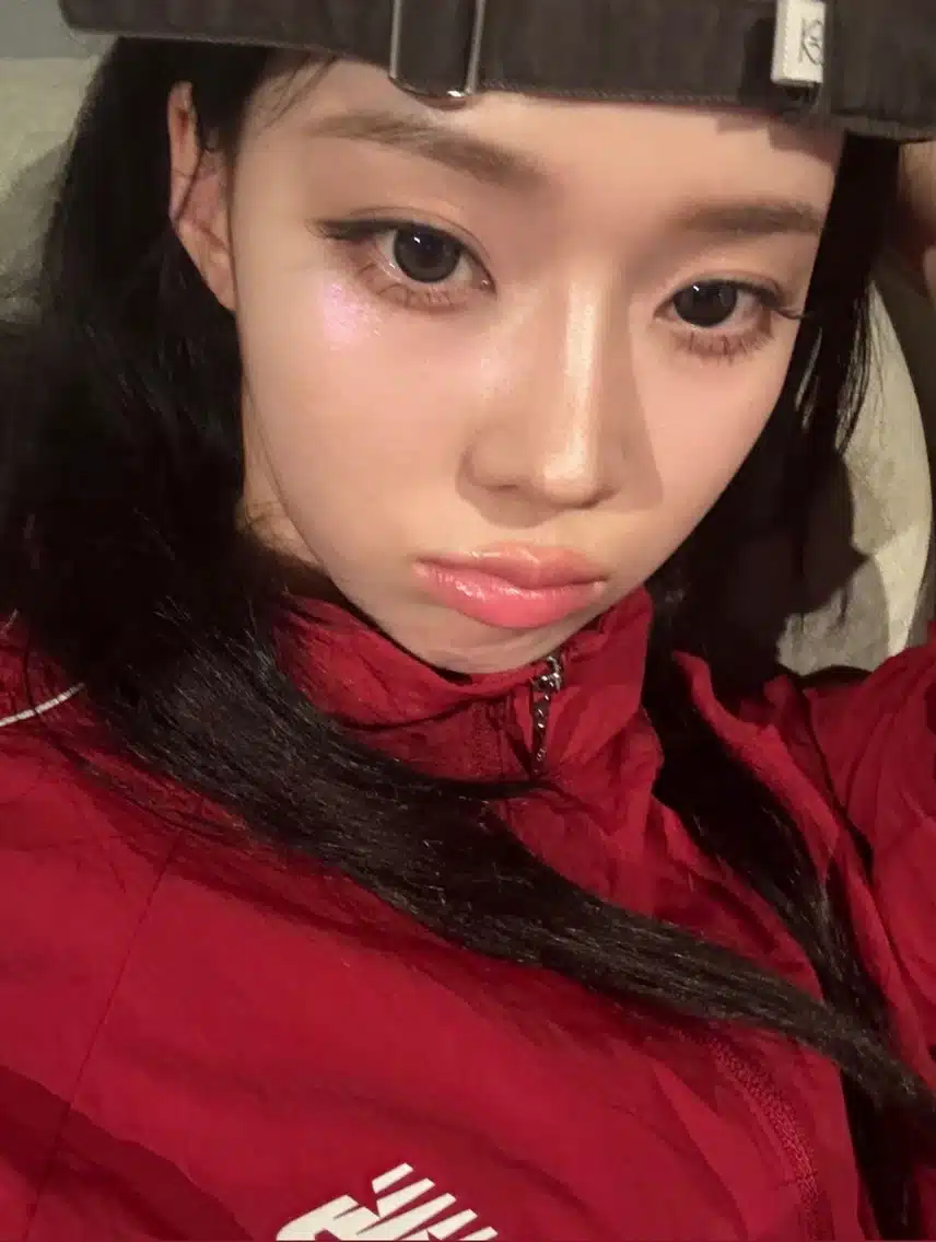 윈터 핑크빔 쏜다💗💗