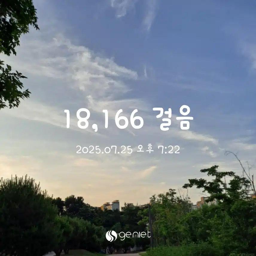 오늘의 걸음 