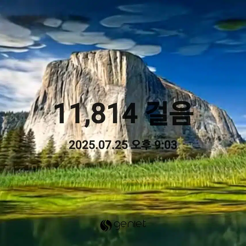 더운 요즘은 오전에 걷기 끝내야 해용~~💪