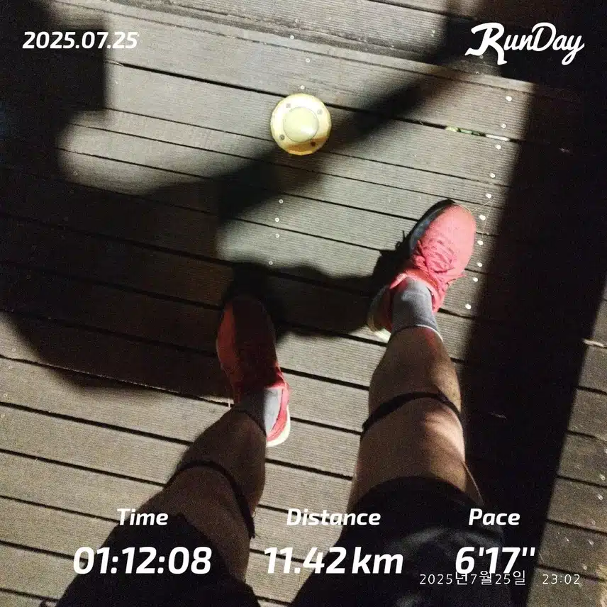 11km 즐겁게 달렸습니다🏃🏻‍♂️