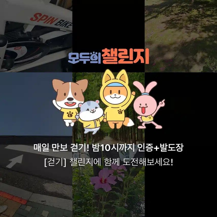하루 만보 걷기 오세요 ~!!!
