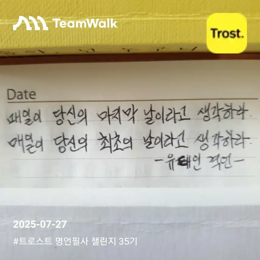 나의 매일은 