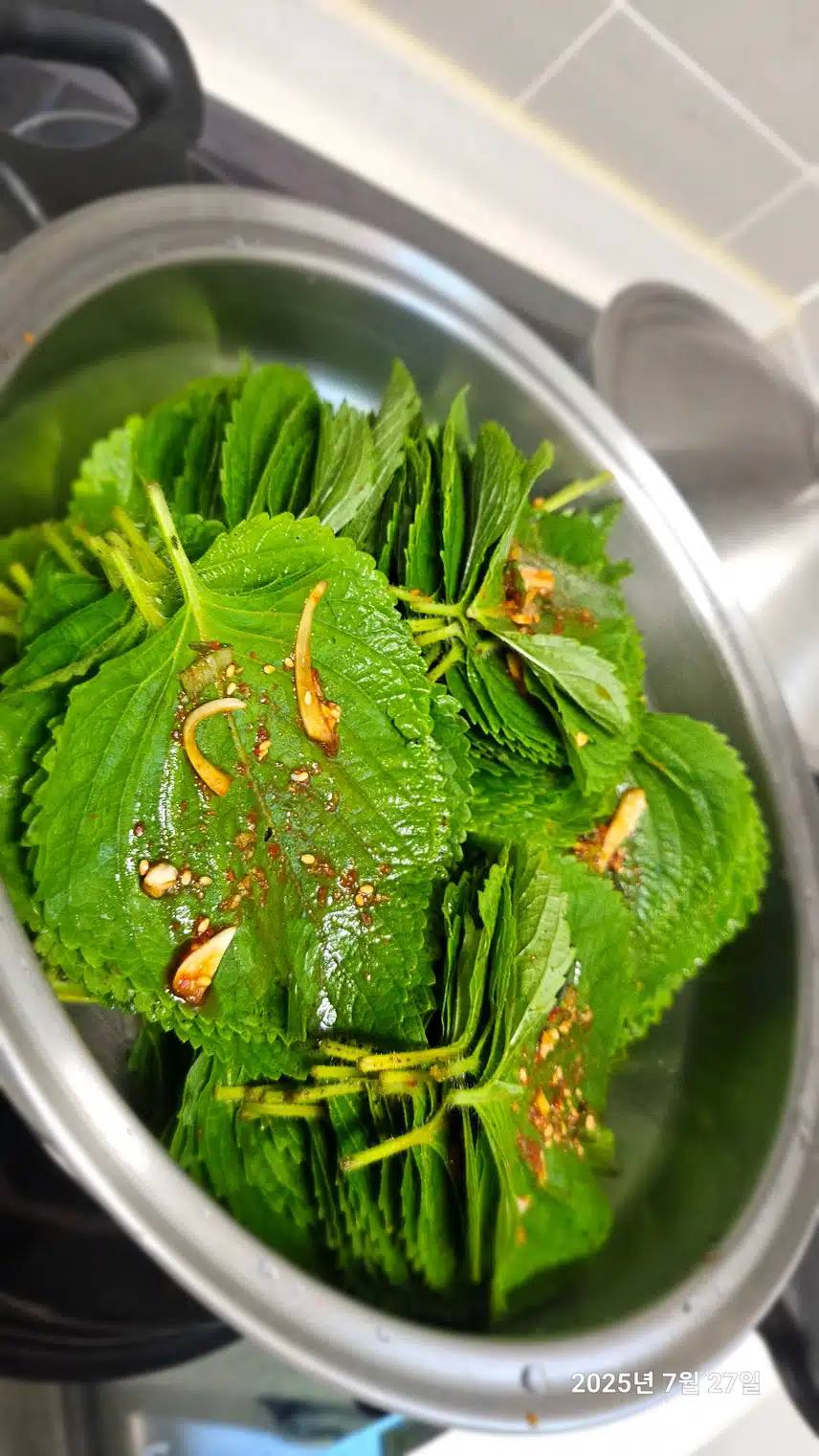 깻잎양념찜(280장)