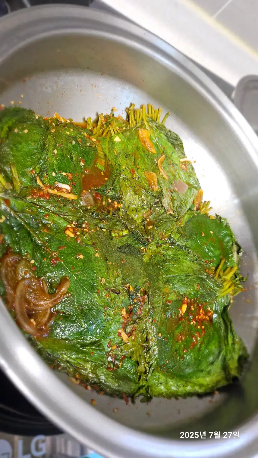 깻잎양념찜(280장)