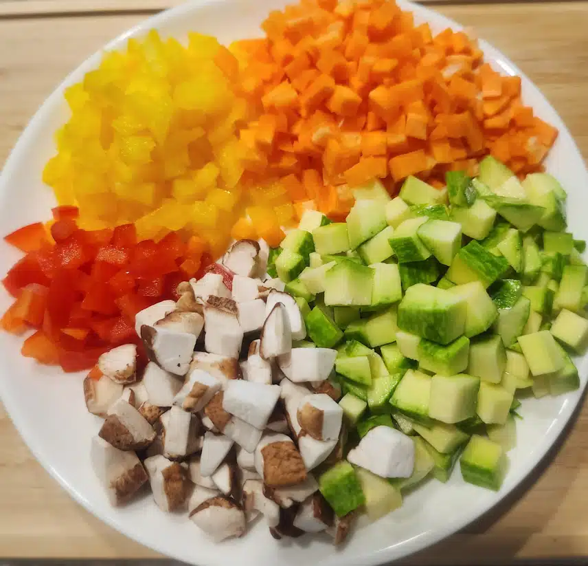 표고버섯 야채죽으로~