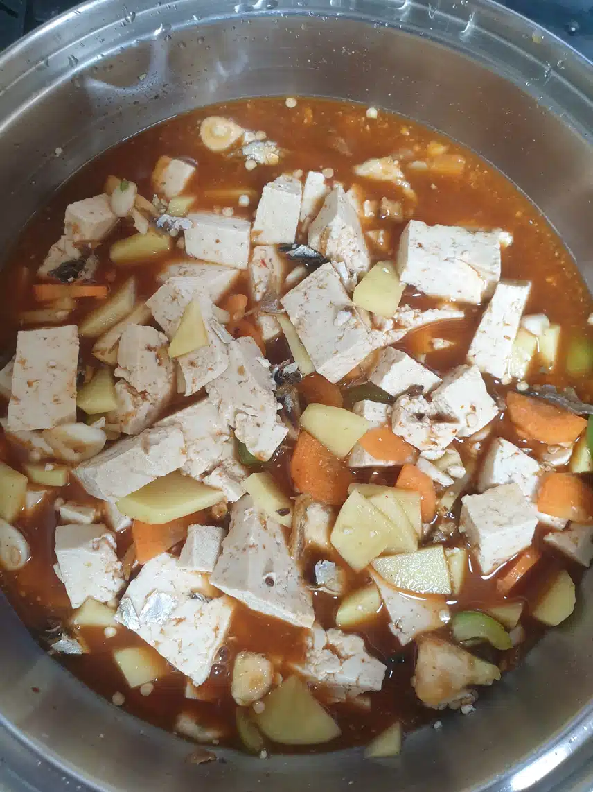 나의 다이어트 레시피 두부찌개