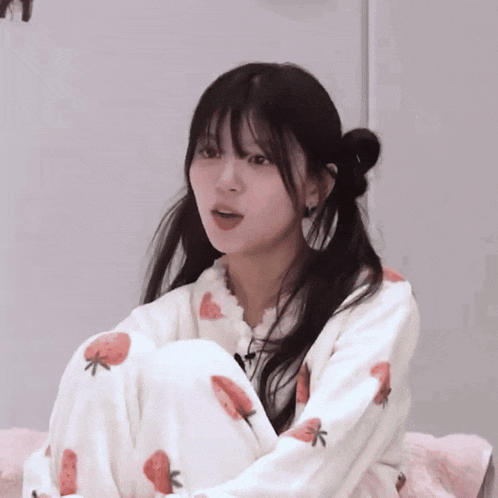 モカ様イチゴ（？）パジャマがよく似合っているみたいですね