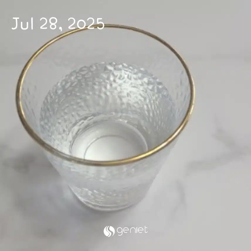 공복물 한 잔