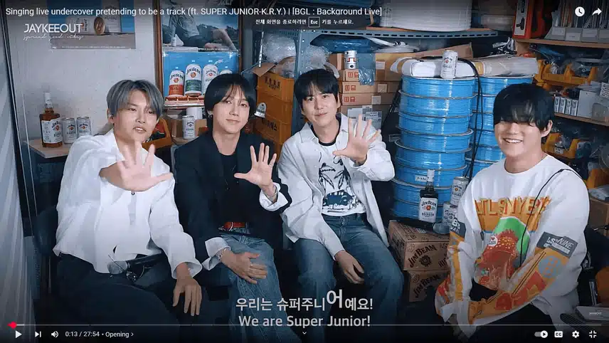 슈주크라이 유튭예능에서 레전드 라이브 보여줬네요