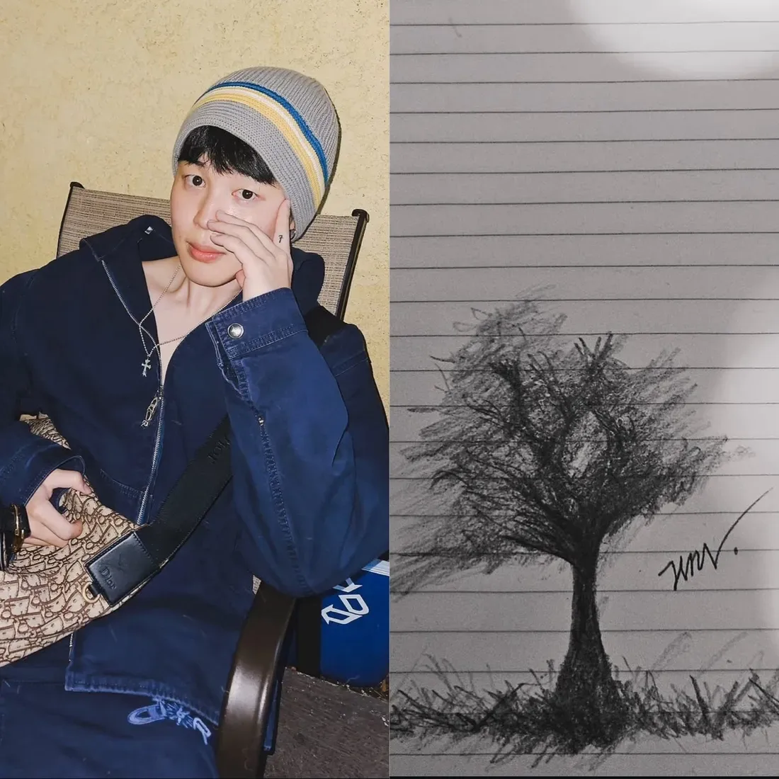 지민님 숨겨왔던 그림 실력 장난 아닌데요?