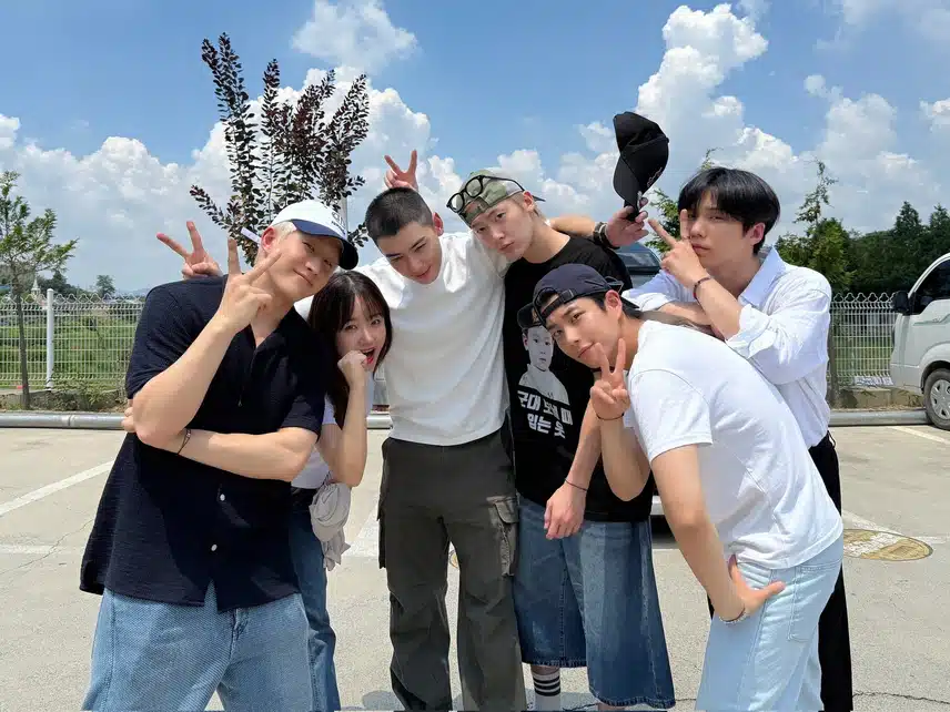 차은우 입대 현장에 함께한 아스트로 멤버들 사진