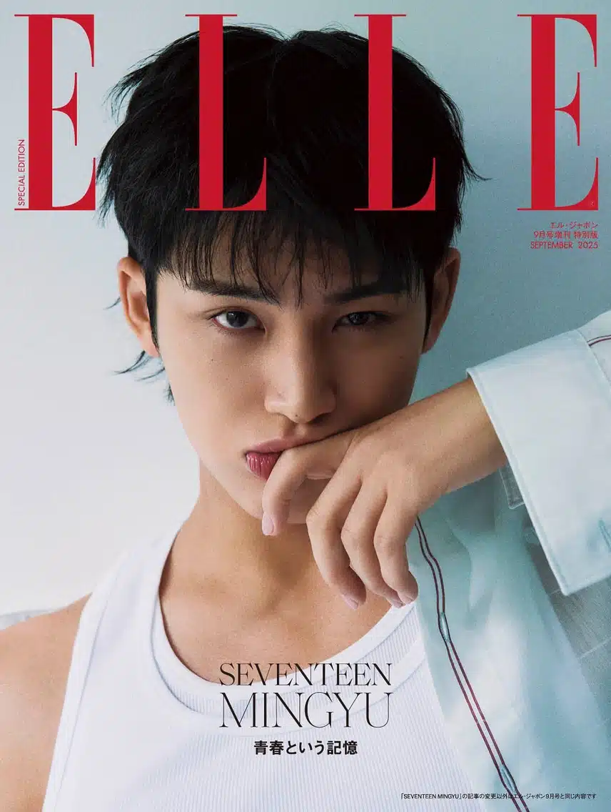 Diciassette foto illustrate del numero di settembre di Mingyu Elle Giappone