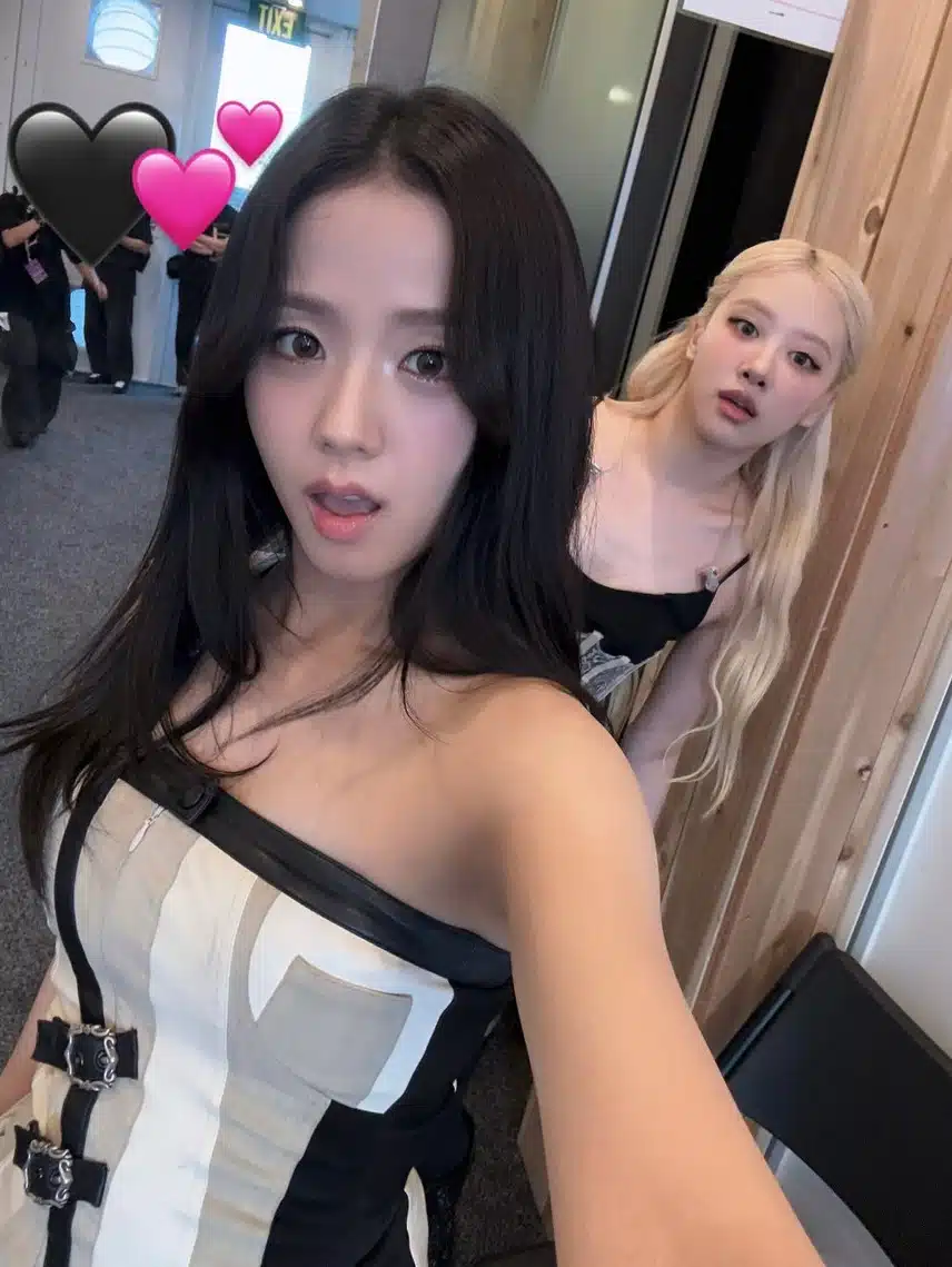 Blackpink Jisoo su Instagram nel backstage del concerto!