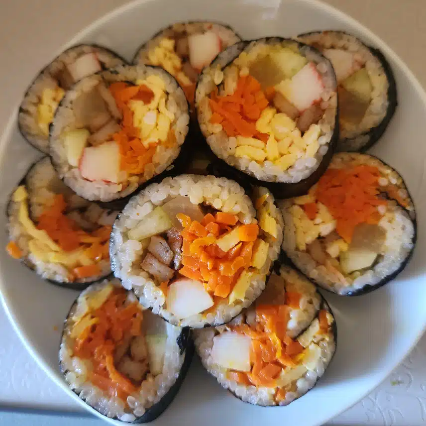 7월의 마지막 봉사... 김밥 !