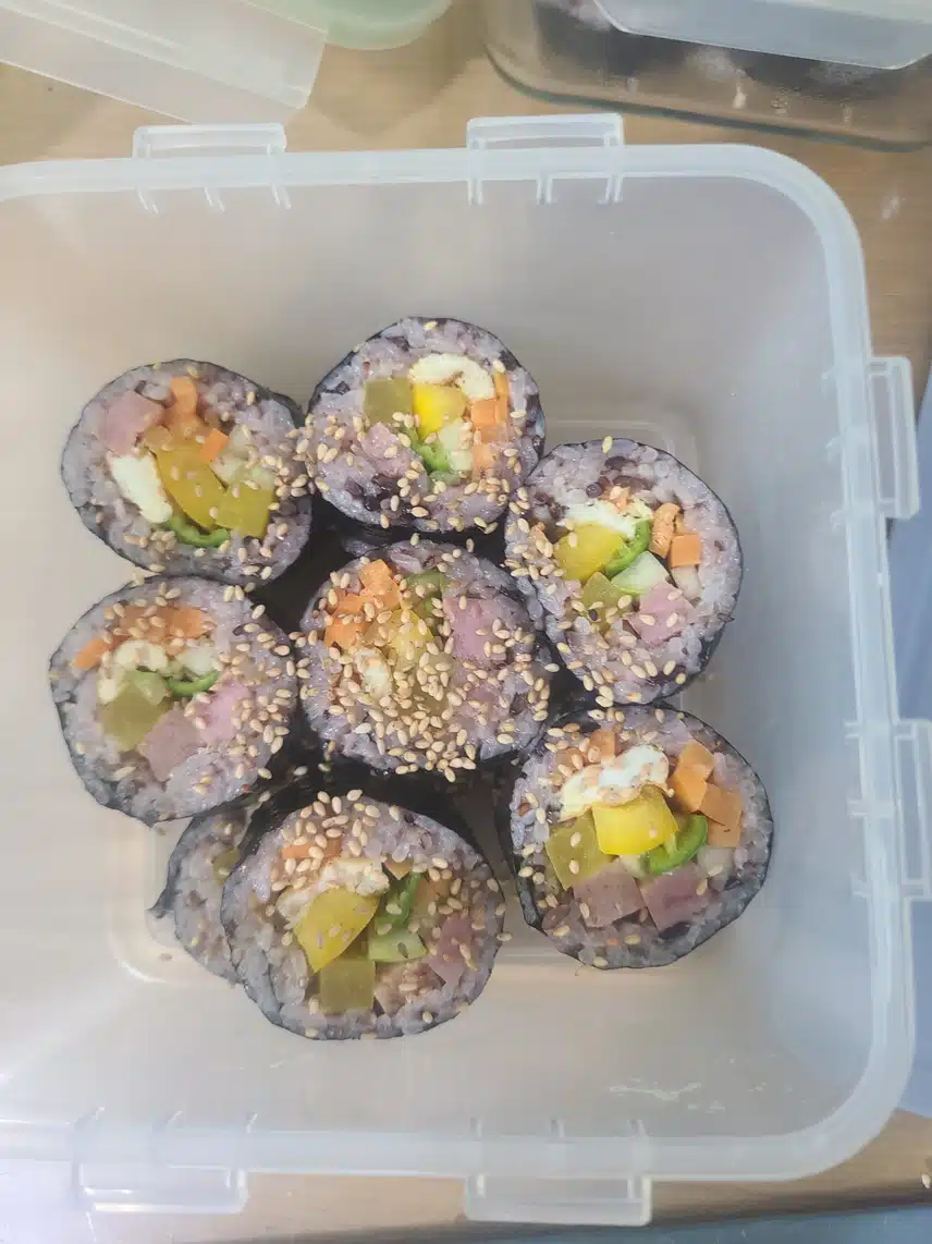 야채듬뿍 김밥