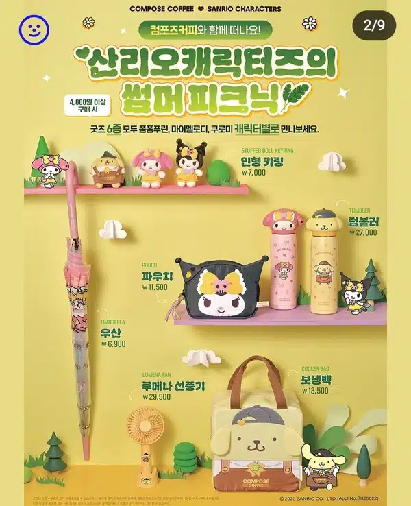 Quanto costa Compose Sanrio? Come acquistare un portabicchieri di Collaboration Goods Programma di vendita Recensioni reali