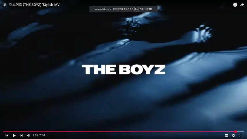 Saya menonton video musik The Boyz untuk comeback mereka dengan Stylish.