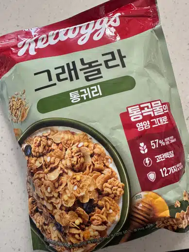 다이어트 간식 -캘로그 그래놀라 통귀리