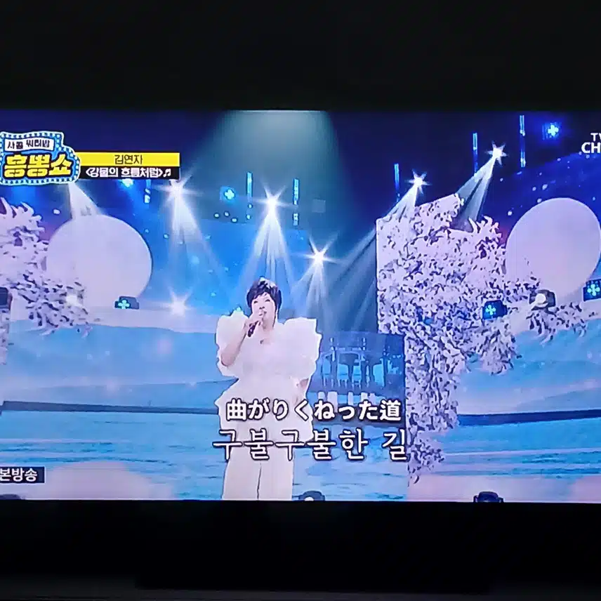 의상부터 너무 멋진 김연자님 무대를 보네요