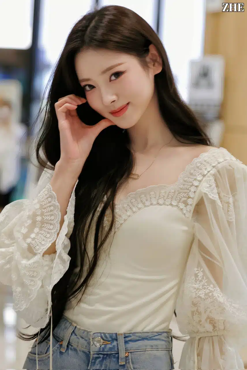 Anna has doll-like beauty.