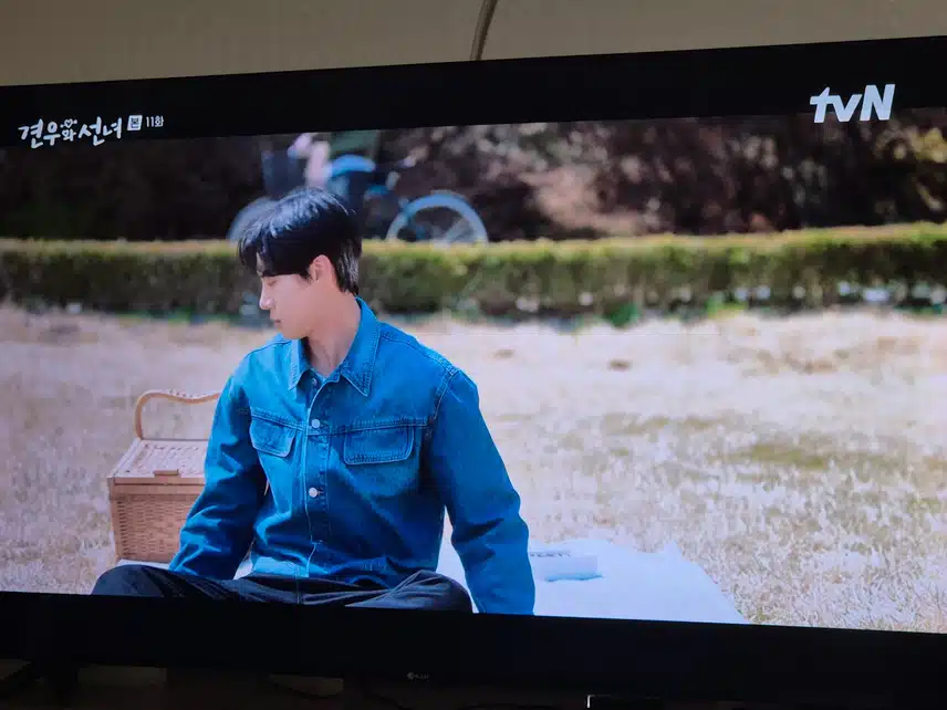 성아가 악신을 품기전에 견우와 마지막 데이트하네요