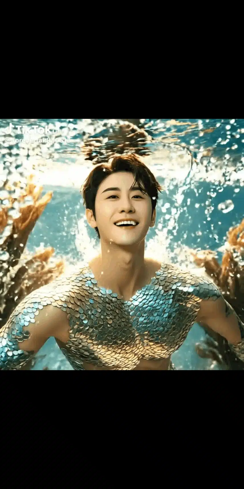  AI 필터로 영탁 인어로 변한 모습 