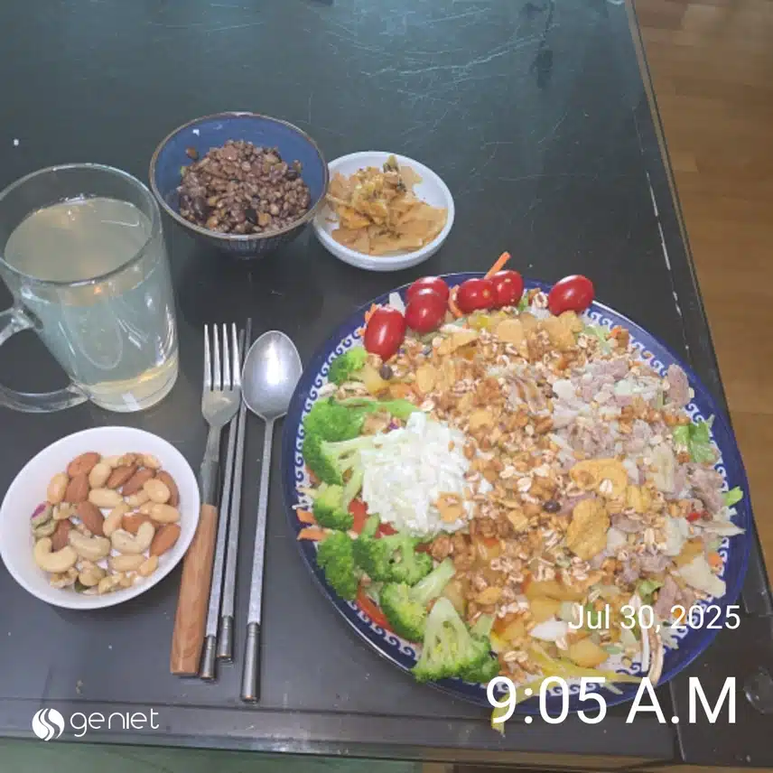 아침은 집에서~(+함박스테이크, 생선가스)