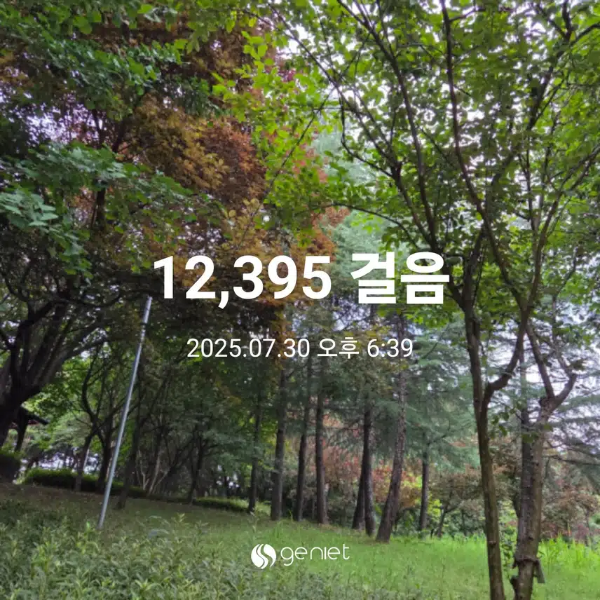 만이천보 걸었어요 
