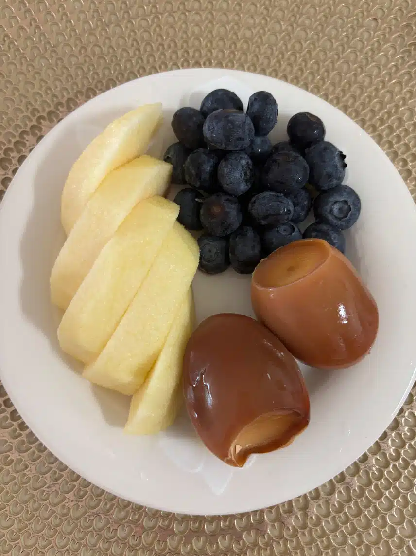 아침식단🫐🥚🍎