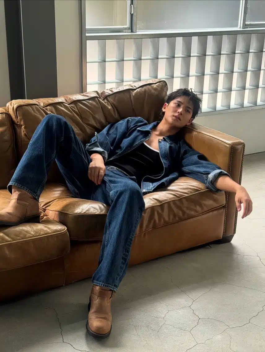 L'Instagram de Mingyu avec Elle Japan X Calvin Klein !