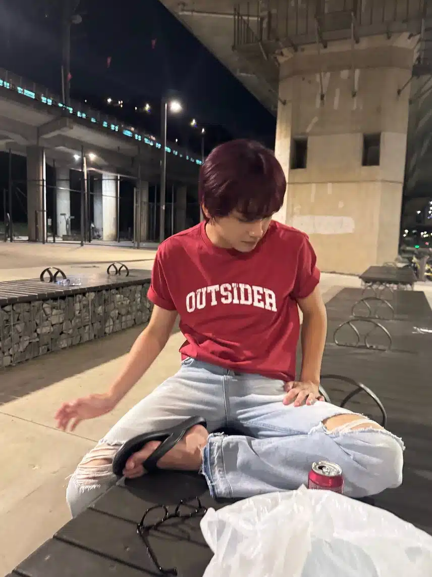 NCT Haechan 的 Instagram 上更新了一張看起來像真實男友照片的照片！