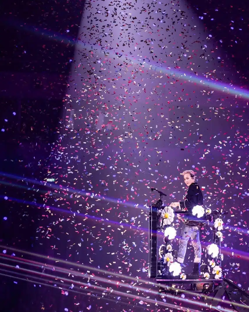 Beberapa foto di balik layar konser GD di Jakarta
