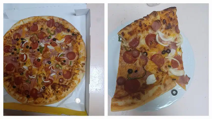 피자🍕 먹었어요~