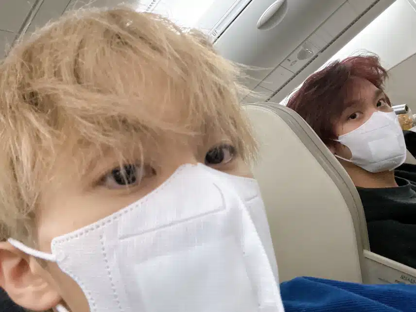 Ce qui ressort plus que leurs visages, ce sont les cheveux de Mark et Haechan 🤣