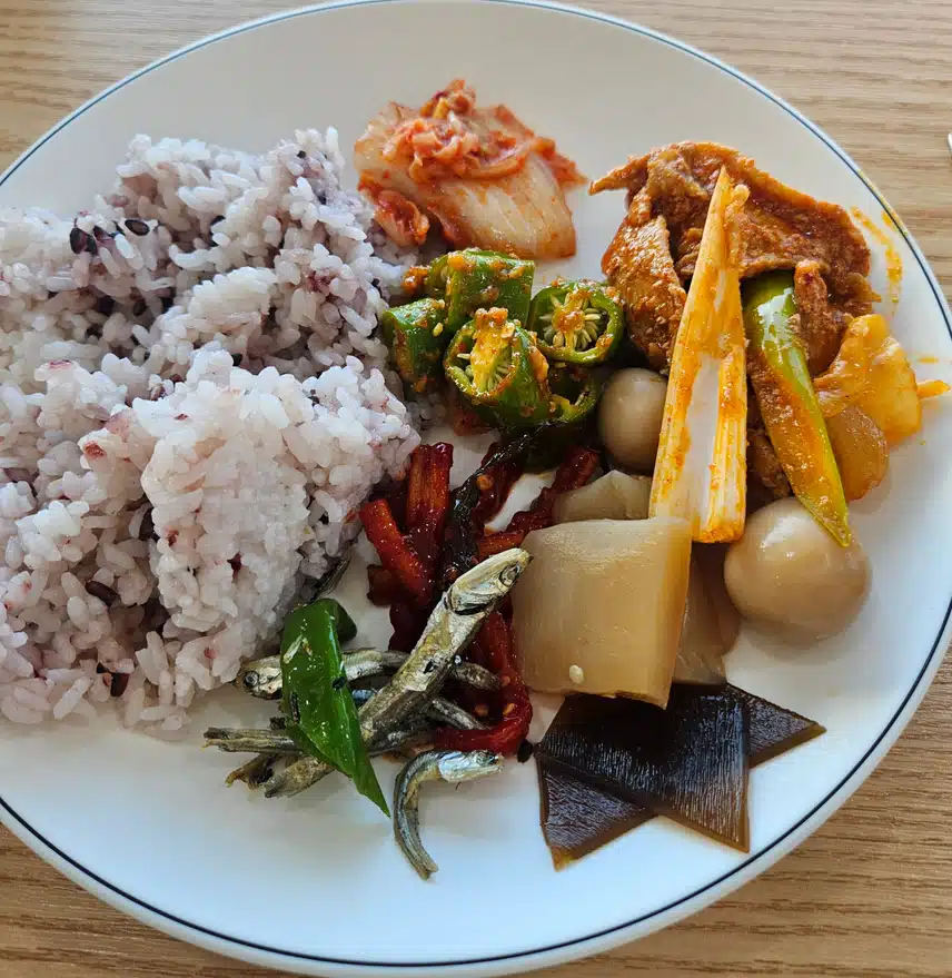 한식 뷔페식당에서 한 접시로 🍽