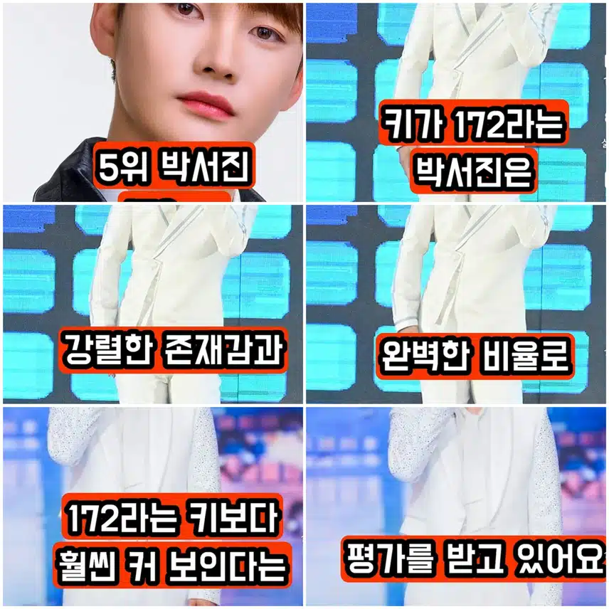 🌺트로트가수 키순위 TOP5