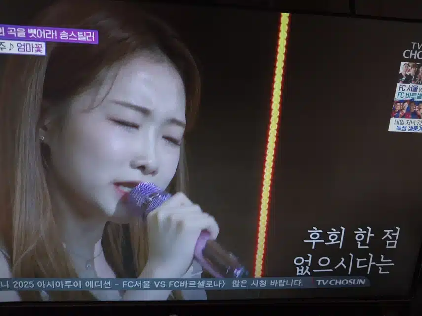 정서주 엄마꽃 무대