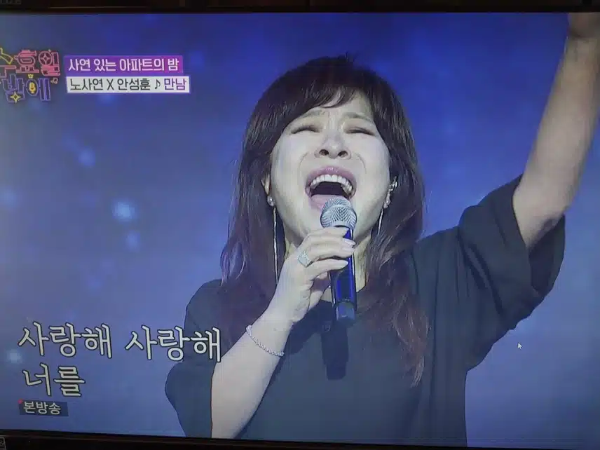 노사연 x 안성훈 만남 무대