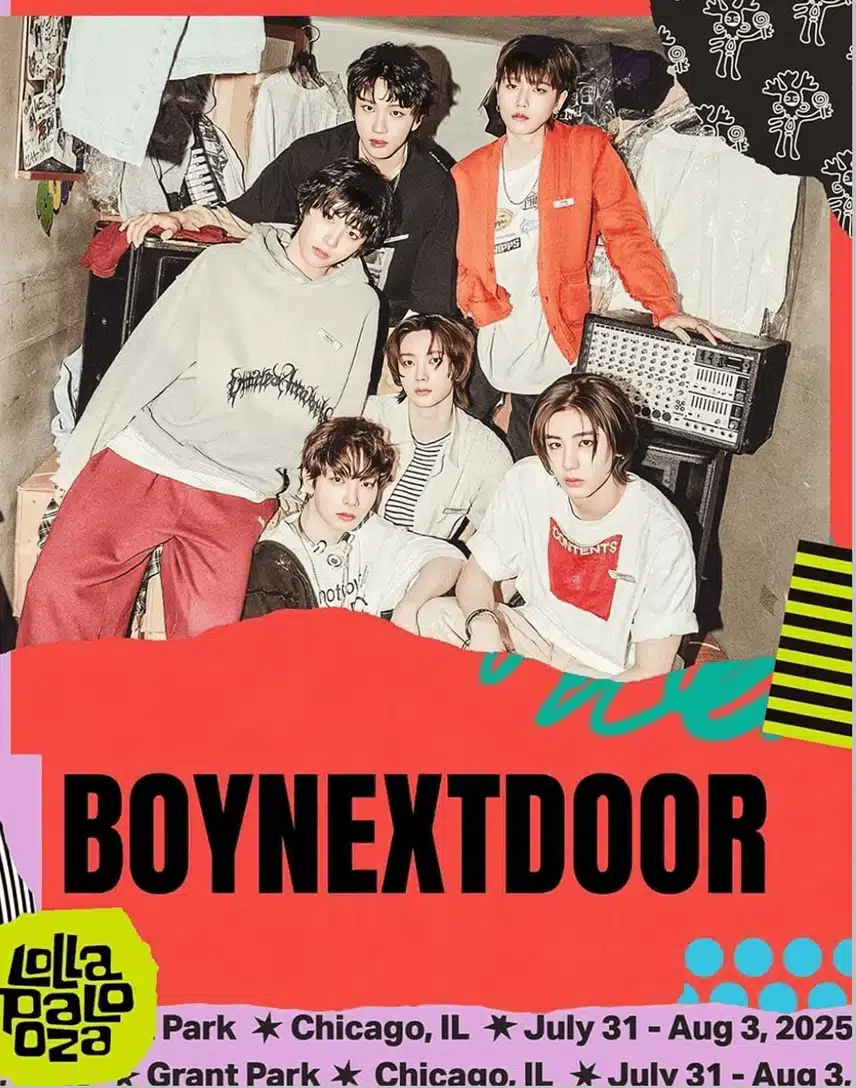 Boynextdoor, the dreamy LuluPalooza, is on the move.